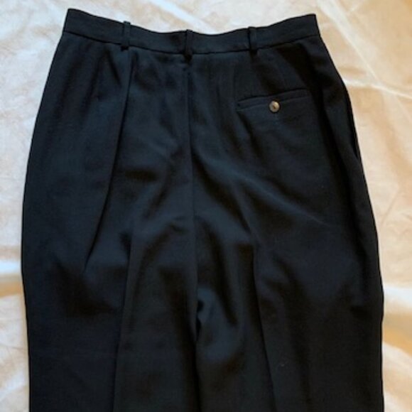 Vtg Liz Claiborne Collection women's100% Wool fully lined pants Size 14P 90's - Picture 5 of 6